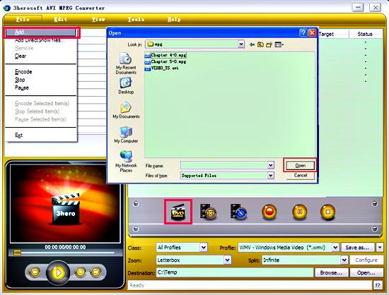 3herosoft avi mpeg converter