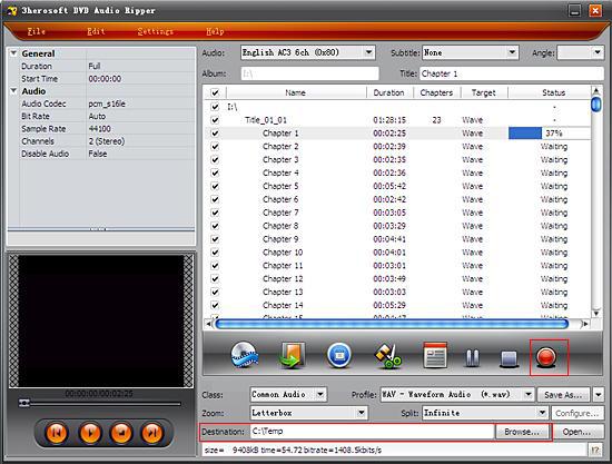 dvd ripper to audio