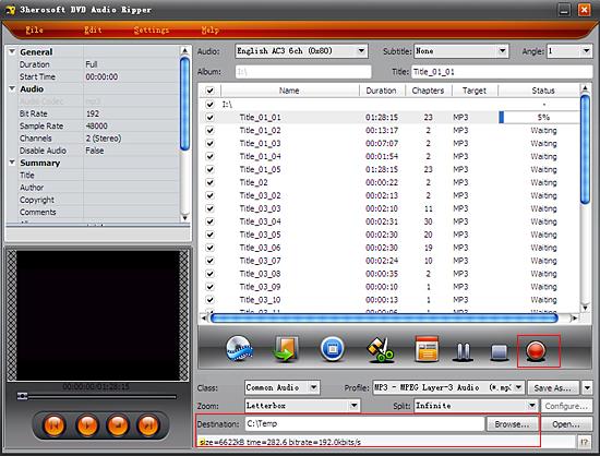 3herosoft dvd audio ripper