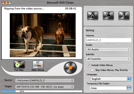 3herosoft dvd cloner for mac