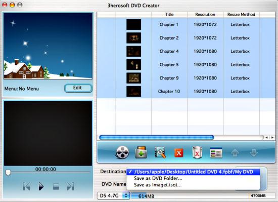 3herosoft dvd creator for mac