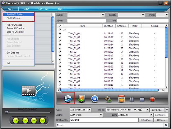 3herosoft dvd to blackberry converter