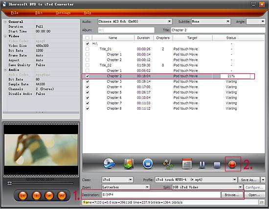 3herosoft dvd to ipod converter