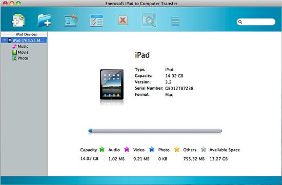 3herosoft ipad to computer transfer for mac