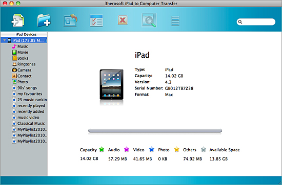 3herosoft ipad to computer transfer for mac