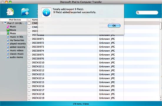 3herosoft ipod to computer transfer for mac