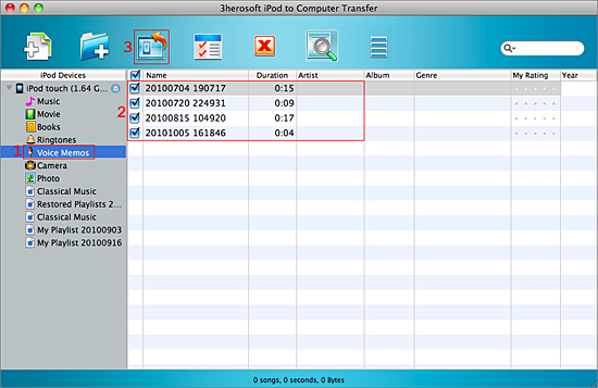 3herosoft ipod to computer transfer for mac