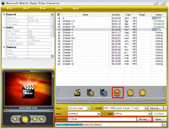 3herosoft mobile phone video converter