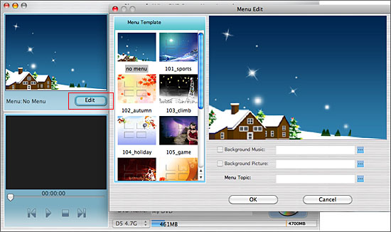 3herosoft MPEG to DVD Burner for Mac