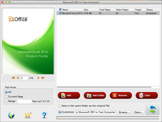 3herosoft pdf to text converter mac