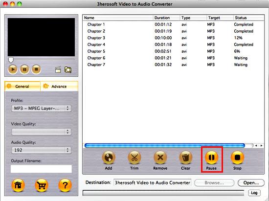 3herosoft video to audio converter for mac