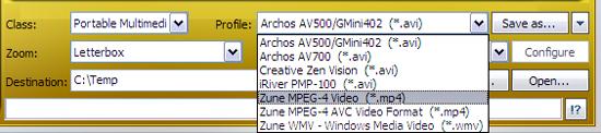 3herosoft zune video converter